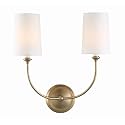 Crystorama Libby Langdon Sylvan 2 Light Vibrant