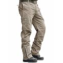 CRYSULLY Mens Tactical Cargo Pants Ripstop Cotton Military Hiking Work
