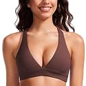 CRZ YOGA Butterluxe Deep V Neck Sports Bras