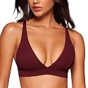CRZ YOGA Butterluxe Deep V Neck Sports Bras
