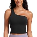 CRZ YOGA Butterluxe One Strap Crop Tank Tops