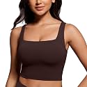 CRZ YOGA Butterluxe Square Neck Crop Tank
