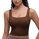CRZ YOGA Butterluxe Square Neck Crop Tank