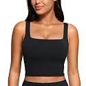 CRZ YOGA Butterluxe Square Neck Crop Tank