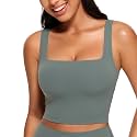 CRZ YOGA Butterluxe Square Neck Crop Tank