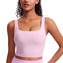 CRZ YOGA Butterluxe Square Neck Crop Tank