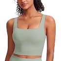 CRZ YOGA Butterluxe Square Neck Crop Tank