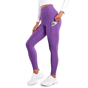 CRZ YOGA Fleece Thermal Leggings Pockets 28