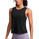 CRZ YOGA Pima Cotton Cropped Tank Tops