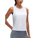 CRZ YOGA Pima Cotton Cropped Tank Tops