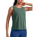 CRZ YOGA Pima Cotton Cropped Tank Tops