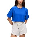 CRZ YOGA Pima Cotton High Neck Crop T-Shirt