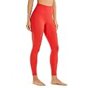 CRZ YOGA Women's Hugged Feeling Compression Leggings - Thick High Waisted Workout Leggings 25"