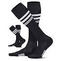 CS CELERSPORT Striped Soccer Athletic Knee High Socks for Kids Youth Adult