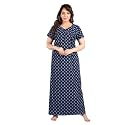 CLOUD SOFT Womens Cotton Printed Pleated Full-Length