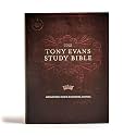 CSB Tony Evans Study Bible, Hardcover, Black Letter, Study Notes and Commentary, Articles, Videos, Charts, Easy-to-Read Bible Serif Type