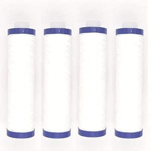 csi international 10-inch ro water filter cartridge pack of 4  sediment pre filter for ro uv uf water purifier  pp spun filter for clean drinking water  universal fit  home amp kitchen use
