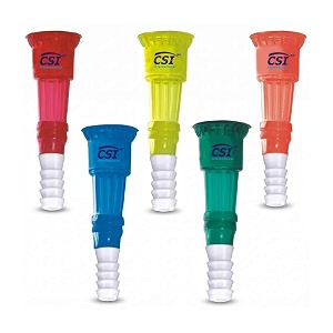 csi international garden hose quick connector set  12 inch pvc hose jointer  fast fitting water pipe coupler for garden lawn car wash  leakproof easy connect set of 5