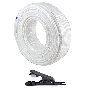 csi international 100 meter ro pipe 14 inch  white food grade tube for water purifier  bpa-free flexible ro water filter pipe  leak-proof plumbing hose for ro uv uf systems  diy installation