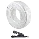 CSI INTERNATIONAL 100 Meter RO Pipe 1/4 Inch – White Food Grade Tube for Water Purifier | BPA-Free Flexible RO Water Filter Pipe | Leak-Proof Plumbing Hose for RO UV UF Systems | DIY Installation