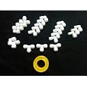 CSI INTERNATIONAL RO Water Purifier Connector Pack | 23 Pcs Plastic Fittings Kit – Elbow, Tee, Double Side Push, Pump &amp; Membrane Housing Connectors with Teflon Tape | 1/4" Push Fit RO Accessories
