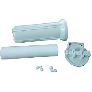 csi international pre filter housing complete set for ro water purifier  includes solid filter cartridge  10 inch bowl with spun candle for rouvuf  installation ready  pack of 1