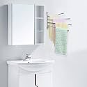 CSI INTERNATIONAL Stainless Steel 4 Arm Swivel Towel Rack for Bathroom | Wall Mounted Foldable Towel Holder, Napkin Rod, Space Saving Hanger Stand | Rustproof Bathroom Accessories