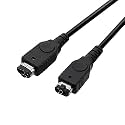 CSTESVN GBA SP Link Cable, 2 Player Game Link Cable Compatible with Nintendo Gameboy Advance SP/Gameboy Advance, 3.9Ft Black