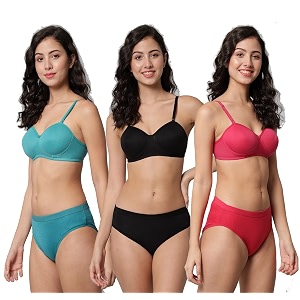 CSU Womens Cotton Half Padded Non Wired