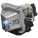 CTBAIER 330-6581 725-10229 Original Quality for DELL 1510X 1610X 1610HD KFV6M Replacement Projector Lamp Bulb with Housing