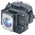 CTBAIER ELPLP54 ELPLP55 ELPLP56 ELPLP58 for Epson 705HD EX31 EX51 EX71 EB-S7 EB-X7 EB-S8 ex5200 ex7200 ex3200 s10+ PowerLite Home Cinema Replacement Projector Lamp Bulb with Housing