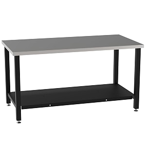 Diversified Spaces Fabrication Prep Table60x30x36with Shelf
