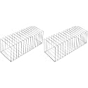 Ctosree 15 Compartments Acrylic Desk File Organizer