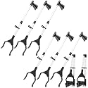 Ctosree 8 Pack 32" Trash Grabber Reacher Tool for Elderly, Foldable Litter Picker Upper, Lightweight Trash Pick up Stick, Long Handy Mobility Aids for Home Garden Arm Extension(Gray)