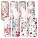 Ctosree 8 Pcs Car Tissue Holder Bulk Floral Cylinder Box Cup Holder