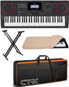 CTX CASIO CT-X9000IN+ CARRY CASE + DOUBLE PIPE STAND+DUST COVER CT-X9000IN Digital Portable Keyboard