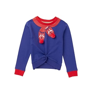 Cub McPaws Girls Fashion Sweatshirt Tie