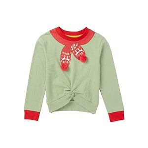 Cub McPaws Girls Fashion Sweatshirt Tie