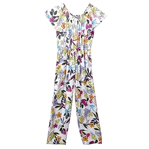 Cub McPaws Girls Floral Jumpsuit 4