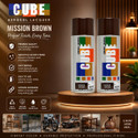 CUBE Aerosol Multi Purpose Brown Spray Paint