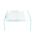 Cube Rimless Frameless Extra Clear All Glass Aquarium, Low Iron Glass Tank, 5mm Glass, White Leveling Mat Included, w/Lids Options