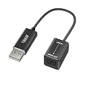 Cubilux USB A to TOSLINK Optical Audio Adapter, Unidirectional USB Type A to SPDIF Digital Converter, S/PDIF Transmitter for Computer Laptop PC PS5/4 ONLY, NOT for TV Or Other Devices