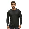 CUBIQ Men39s Cotton Blend Solid Slub T-Shirt