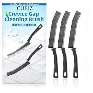 cubiz 3-pcs gap cleaning brush bathroom gap cleaning brush clean the dead corners of bathroom kitchen tilesmultifunctional window slots multi-purpose door window track deep supplies