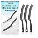 CUBIZ 3-PCS Gap Cleaning Brush, Bathroom Gap Cleaning Brush, Clean The Dead Corners of Bathroom Kitchen Tiles,Multifunctional Window Slots, Multi-Purpose Door Window Track Deep Supplies