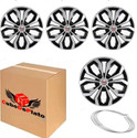 CuboDePlato CDP Plastic Car wheel cover/cap Wheel Cover For Universal For Car Alto K10, Kwid, i10, Santro Xing, Celerio, Eeco