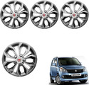 CuboDePlato Wc_visnSlvr_13In_WagonR_2010 Wheel Cover For Maruti Wagon R CNG LXI (5.1 inch)