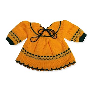 CUBS HUGS Baby Knitted Woolen Frock
