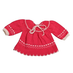 cubs amp hugs baby knitted woolen frock