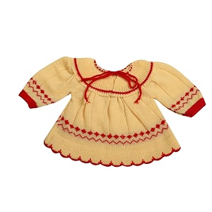 cubs amp hugs baby knitted woolen frock